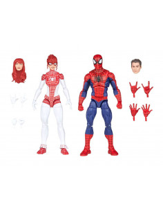 es::The Amazing Spider-Man: Renew Your Vows Marvel Legends Pack de 2 Figuras 2022 Spider-Man & Marvel's Spinneret 15 cm 2
