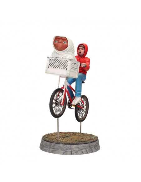 es::E.T. El Extraterrestre Figura DLX Elliot y E.T. en bicicleta 22 cm