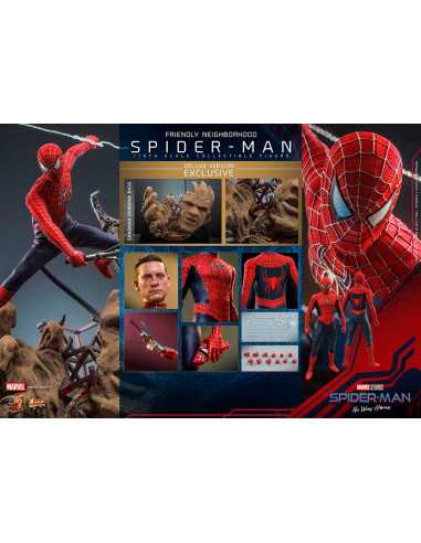 es::Spider-Man: No Way Home Figura 1/6 Friendly Neighborhood Spider-Man (Deluxe Version) Hot Toys