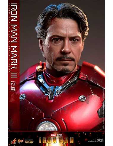 es::Iron Man Figura 1/6 Iron Man Mark III (2.0) Diecast Hot Toys