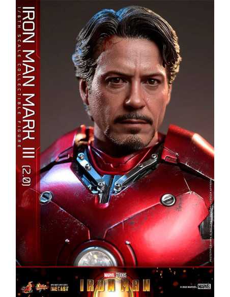 es::Iron Man Figura 1/6 Iron Man Mark III (2.0) Diecast Hot Toys