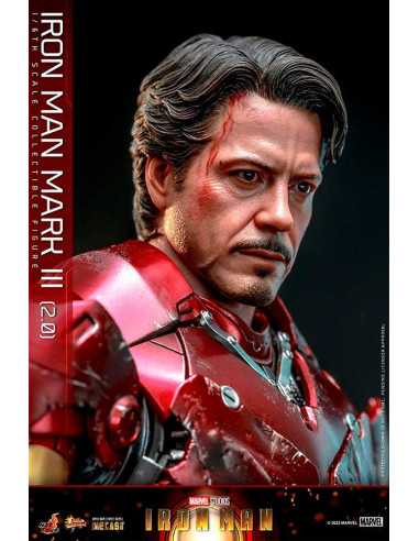 es::Iron Man Figura 1/6 Iron Man Mark III (2.0) Diecast Hot Toys