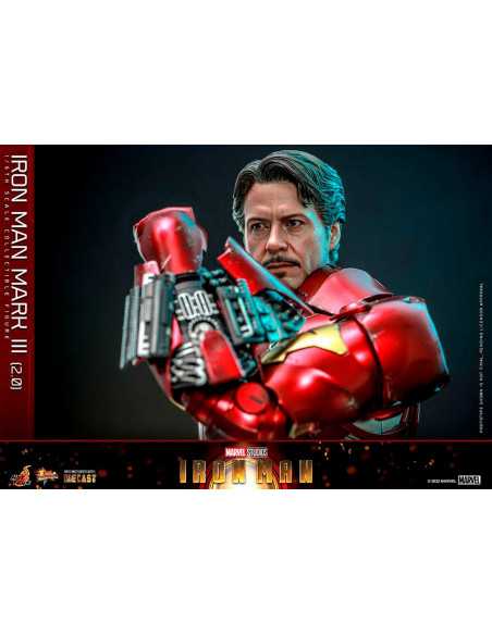 es::Iron Man Figura 1/6 Iron Man Mark III (2.0) Diecast Hot Toys