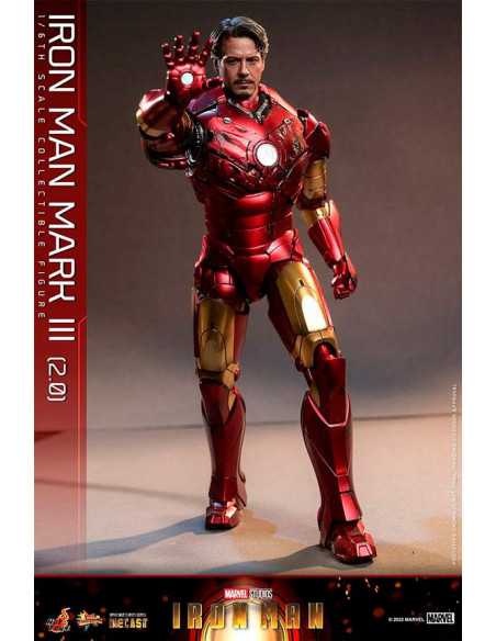 es::Iron Man Figura 1/6 Iron Man Mark III (2.0) Diecast Hot Toys