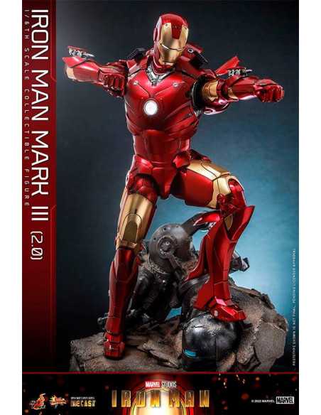 es::Iron Man Figura 1/6 Iron Man Mark III (2.0) Diecast Hot Toys