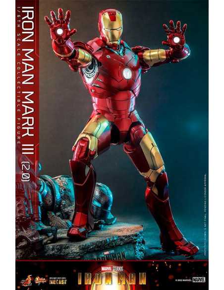 es::Iron Man Figura 1/6 Iron Man Mark III (2.0) Diecast Hot Toys