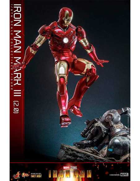 es::Iron Man Figura 1/6 Iron Man Mark III (2.0) Diecast Hot Toys