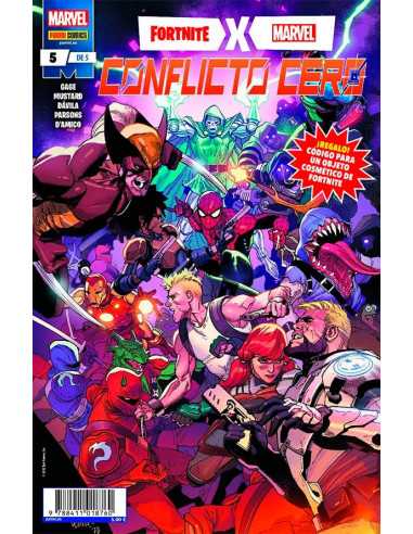 es::Fortnite X Marvel: Conflicto Cero 05 de 5 (con código de descarga)
