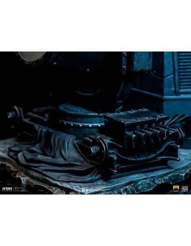 es::Zack Snyder's Justice League Deluxe Art Scale Statue 1/10 Batman on Batsignal 28 cm