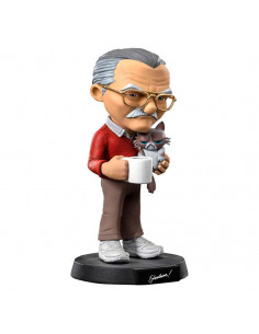 es::Stan Lee Figura Mini Co. Stan Lee with Grumpy Cat 14 cm