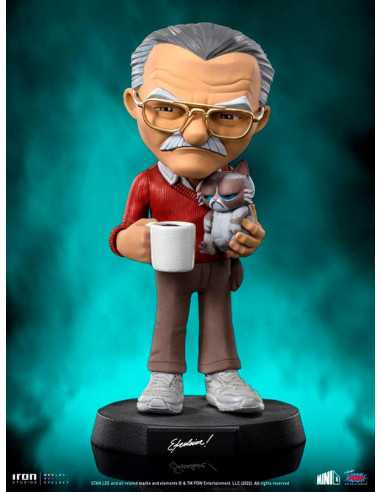 es::Stan Lee Figura Mini Co. Stan Lee with Grumpy Cat 14 cm