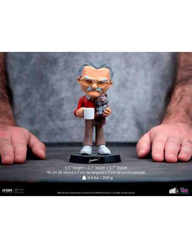 es::Stan Lee Figura Mini Co. Stan Lee with Grumpy Cat 14 cm