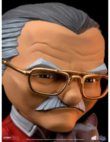 es::Stan Lee Figura Mini Co. Stan Lee with Grumpy Cat 14 cm