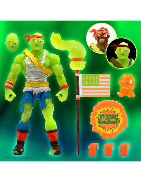 es::Toxic Crusaders Figura Ultimates Radioactive Red Rage 18 cm