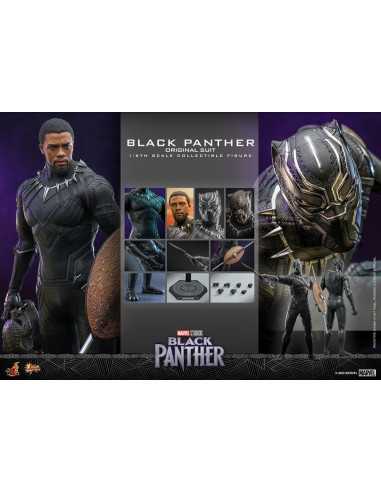 es::Black Panther Figura 1/6 Black Panther (Original Suit) Hot Toys 31 cm