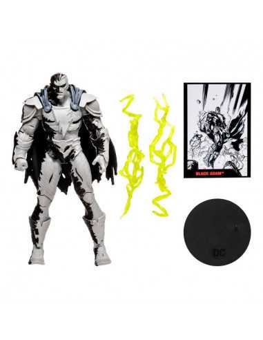 es::DC Black Adam Page Punchers Figura & Cómic Black Adam (Line Art Variant) 18 cm
