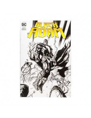 es::DC Black Adam Page Punchers Figura & Cómic Black Adam (Line Art Variant) 18 cm