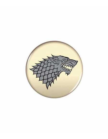 es::Juego de Tronos Chapa Escudo Stark 6 cm
