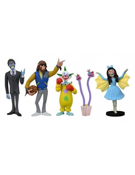 es::Toony Terrors Pack de 4 Figuras 15 cm: Ghouliana, Scott Howard, Alien in Suit, Shorty