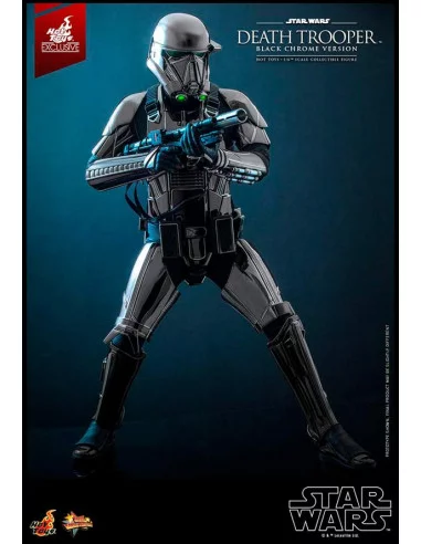 es::Star Wars Figura 1/6 Death Trooper (Black Chrome) 2022 Convention Exclusive Hot Toys 32 cm