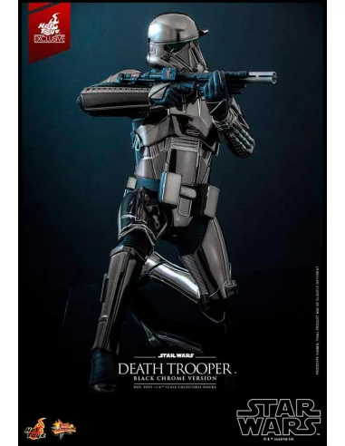 es::Star Wars Figura 1/6 Death Trooper (Black Chrome) 2022 Convention Exclusive Hot Toys 32 cm