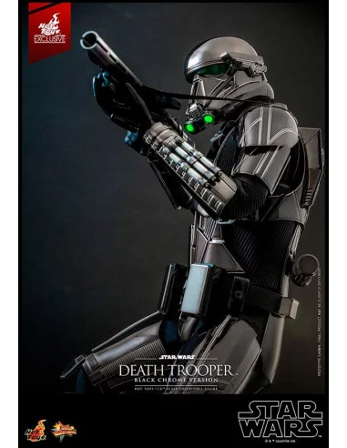 es::Star Wars Figura 1/6 Death Trooper (Black Chrome) 2022 Convention Exclusive Hot Toys 32 cm