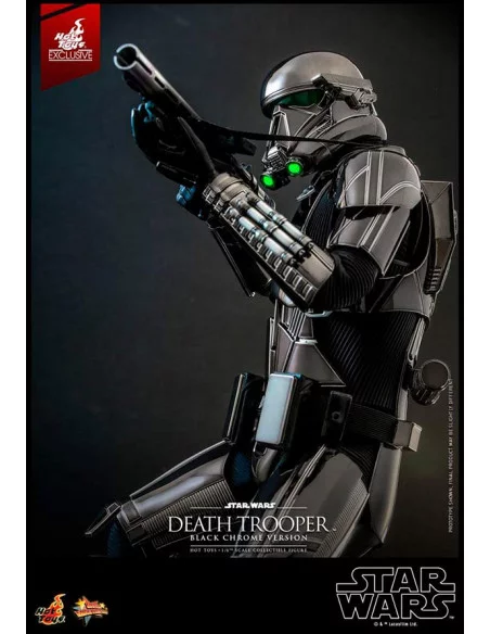 es::Star Wars Figura 1/6 Death Trooper (Black Chrome) 2022 Convention Exclusive  Hot Toys 32 cm
