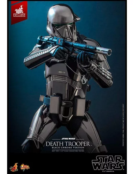 es::Star Wars Figura 1/6 Death Trooper (Black Chrome) 2022 Convention Exclusive  Hot Toys 32 cm