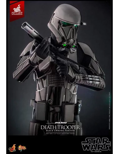 es::Star Wars Figura 1/6 Death Trooper (Black Chrome) 2022 Convention Exclusive Hot Toys 32 cm