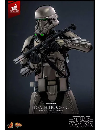 es::Star Wars Figura 1/6 Death Trooper (Black Chrome) 2022 Convention Exclusive Hot Toys 32 cm