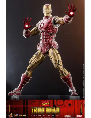 es::Marvel The Origins CollectionFigura 1/6 Iron Man Comic Hot Toys 33 cm