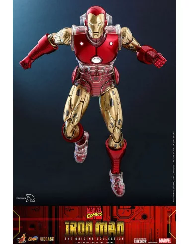 es::Marvel The Origins CollectionFigura 1/6 Iron Man Comic Hot Toys 33 cm