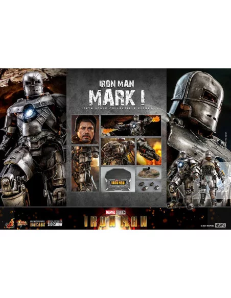 es::Iron Man Figura 1/6 Iron Man Mark I Hot Toys 30 cm
