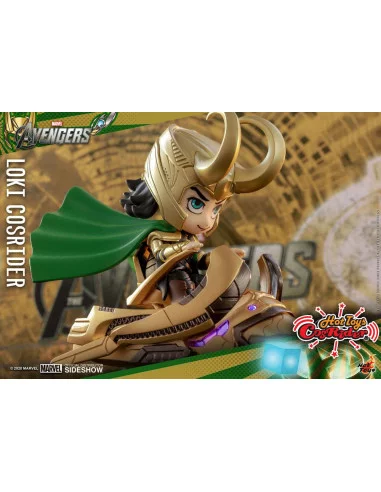 es::Marvel Comics Minifigura con luz y sonido CosRider Loki Hot Toys 15 cm