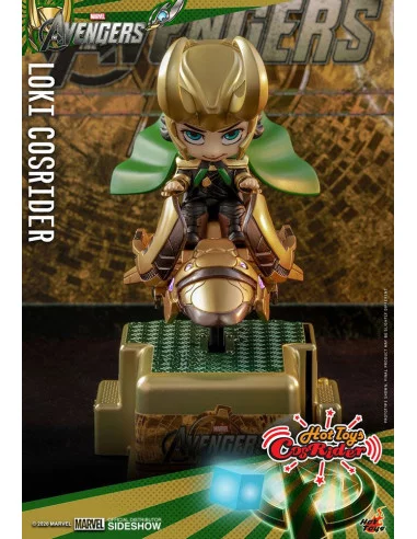 es::Marvel Comics Minifigura con luz y sonido CosRider Loki Hot Toys 15 cm