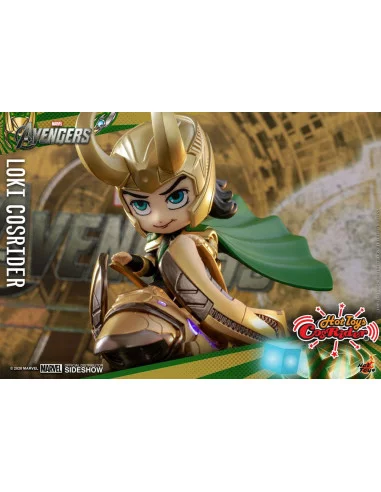 es::Marvel Comics Minifigura con luz y sonido CosRider Loki Hot Toys 15 cm