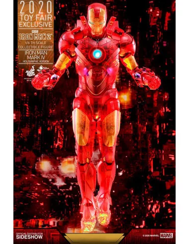 es::Iron Man 2 Figura MM 1/6 Iron Man Mark IV (Holographic Version) 2020 Toy Fair Exclusive 30 cm
