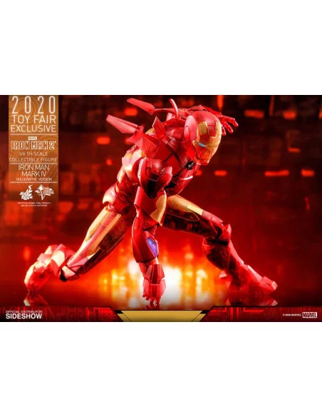 es::Iron Man 2 Figura MM 1/6 Iron Man Mark IV (Holographic Version) 2020 Toy Fair Exclusive 30 cm