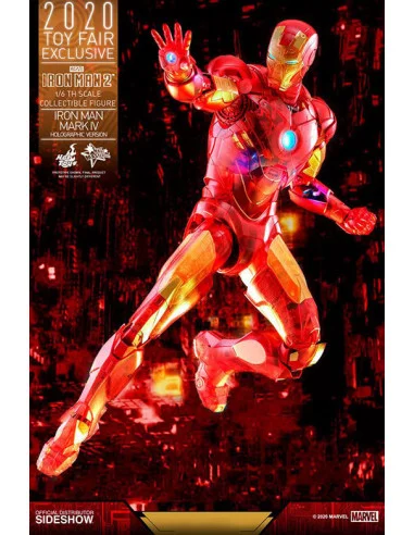 es::Iron Man 2 Figura MM 1/6 Iron Man Mark IV (Holographic Version) 2020 Toy Fair Exclusive 30 cm