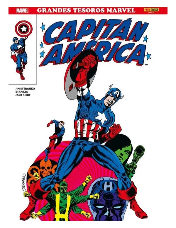 Comprar comic Panini Comics Grandes Tesoros Marvel 07. Capitán América de Steranko - Mil Comics: Tienda cómics y figuras Marvel, DC Comics, Star Wars, Tintín