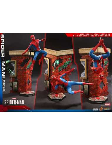es::Marvel's Spider-Man Figura 1/6 Spider-Man Classic Suit Hot Toys 30 cm