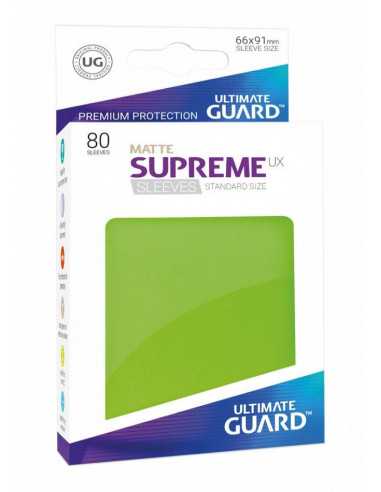 es::Ultimate Guard Supreme UX Sleeves Fundas de Cartas Tamaño Estándar Verde Claro Mate (80)