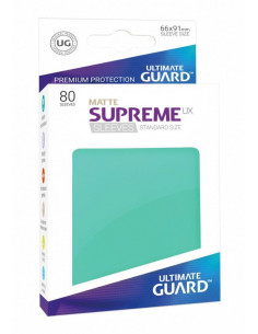 es::Ultimate Guard Supreme UX Sleeves Fundas de Cartas Tamaño Estándar Turquesa Mate (80)