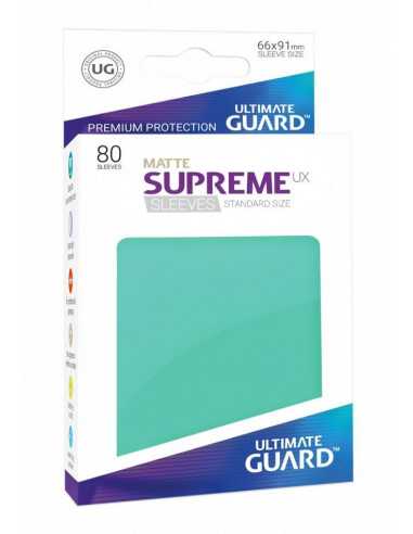es::Ultimate Guard Supreme UX Sleeves Fundas de Cartas Tamaño Estándar Turquesa Mate (80)