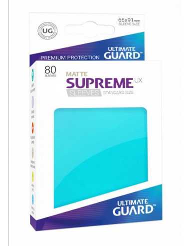 es::Ultimate Guard Supreme UX Sleeves Fundas de Cartas Tamaño Estándar Aguamarina Mate (80)