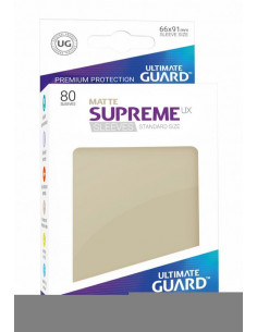 es::Ultimate Guard Supreme UX Sleeves Fundas de Cartas Tamaño Estándar Beige Mate (80)