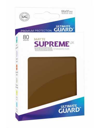 es::Ultimate Guard Supreme UX Sleeves Fundas de Cartas Tamaño Estándar Marrón Mate (80)