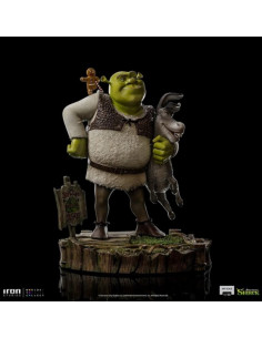 es::Shrek Estatua Shrek, Donkey and The Gingerbread Man Art Scale 26 cm 2