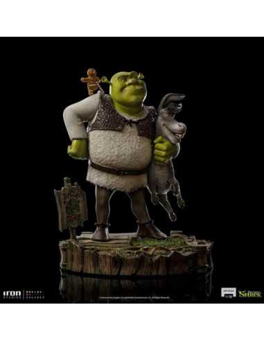 es::Shrek Estatua Shrek, Donkey and The Gingerbread Man Art Scale 26 cm
