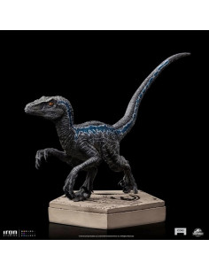 es::Jurassic World Icons Velociraptor Blue Estatua 9 cm